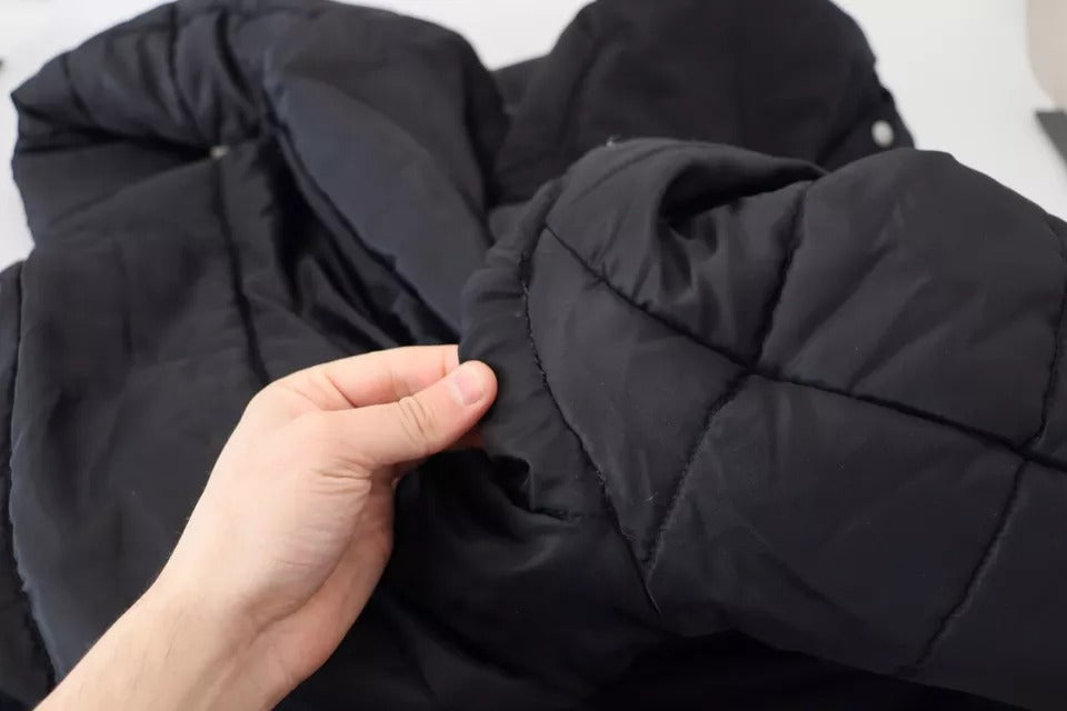 Dolce & Gabbana Black Nylon Hooded Parka Coat Winter Men's Jacket (Pre-Owned)