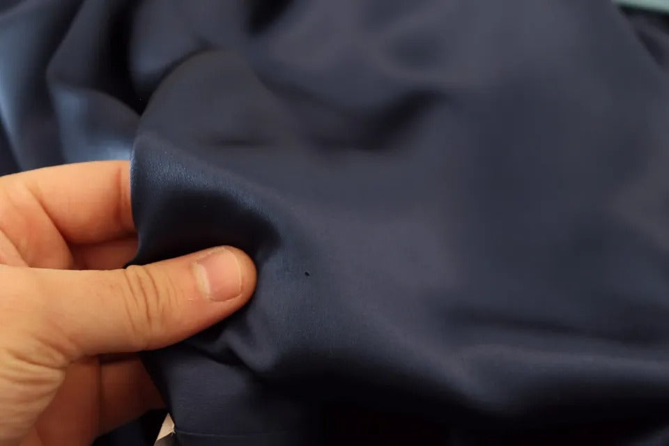 Dolce & Gabbana Blue Satin Silk Waist Belt Robe Men's Jacket (Pre-Owned)