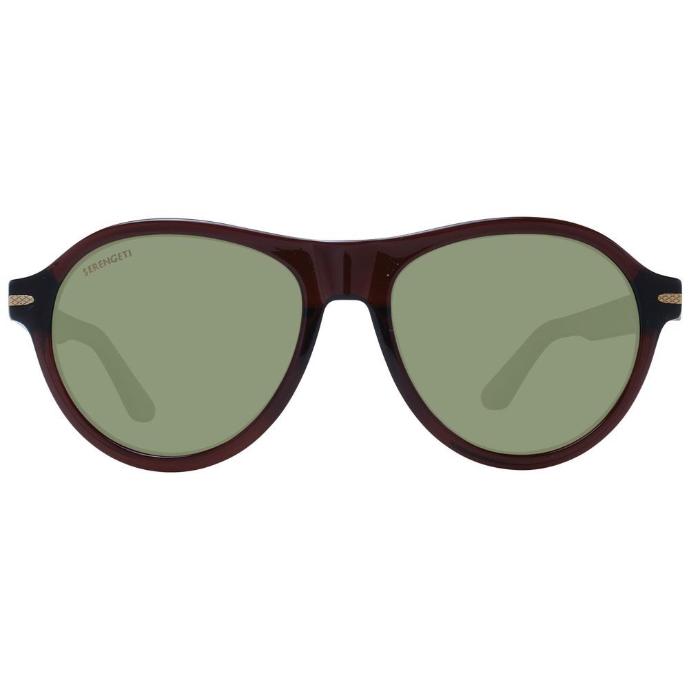 Serengeti Brown Acetate Men's Sunglasses