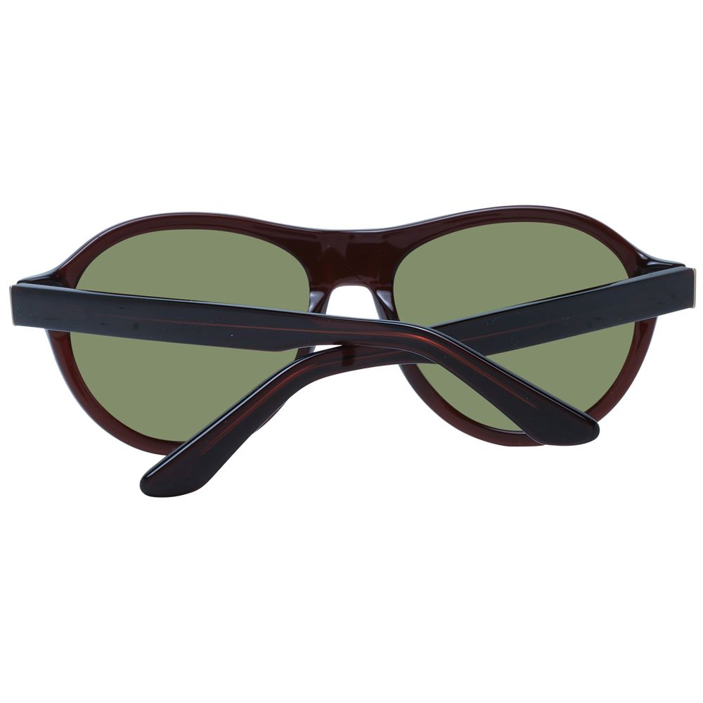 Serengeti Brown Acetate Men's Sunglasses