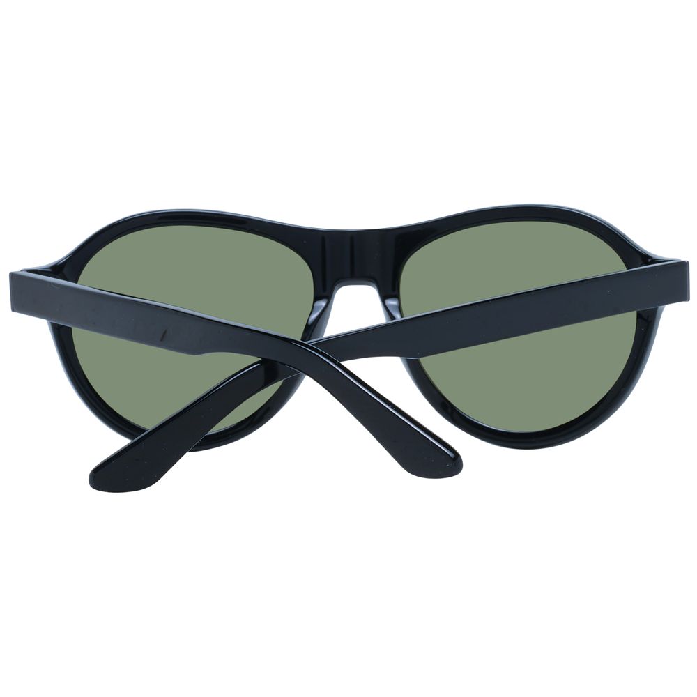 Serengeti Black Acetate Men's Sunglasses