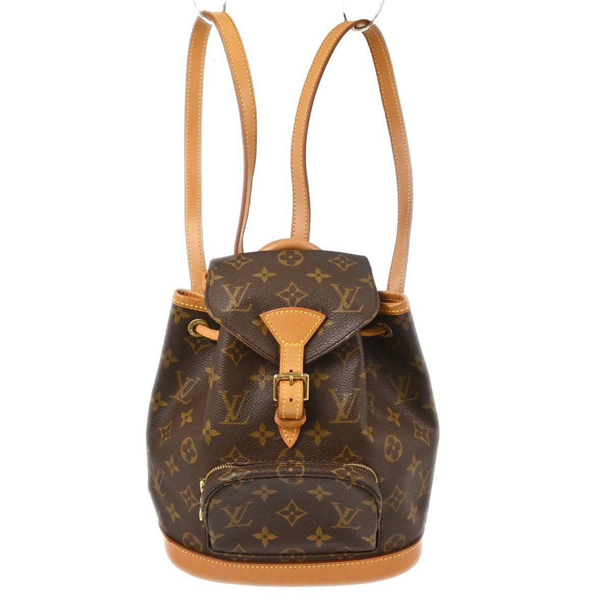 Louis Vuitton Vintage Montsouris Monogram Canvas Brown Canvas Backpack Bag (Pre-Owned)