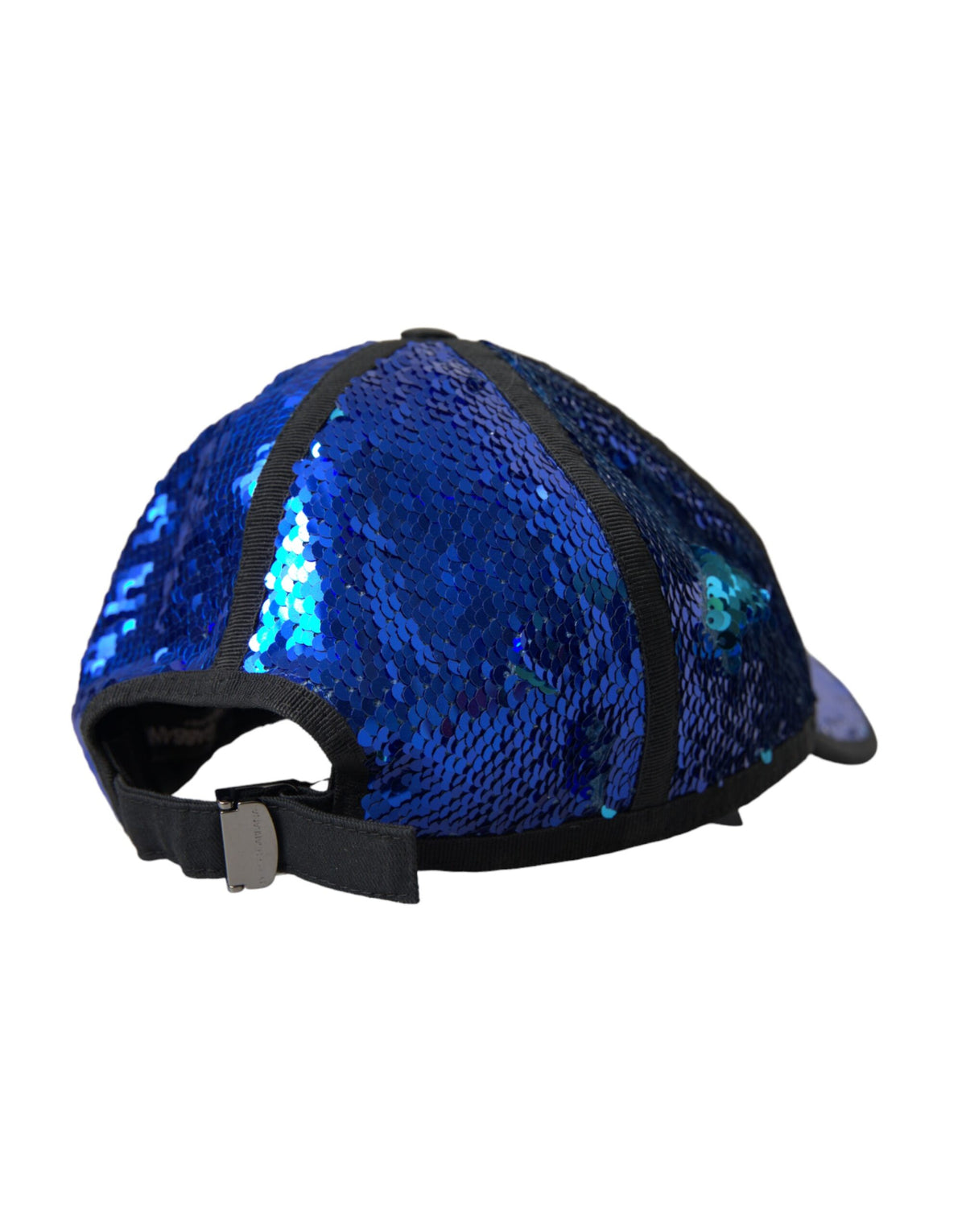 Dolce & Gabbana Royal Blue Sequin Baseball Hat Men's Men