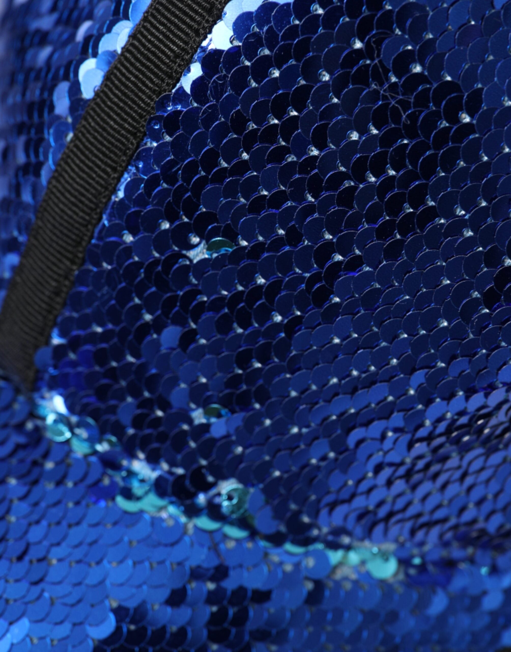 Dolce & Gabbana Royal Blue Sequin Baseball Hat Men's Men
