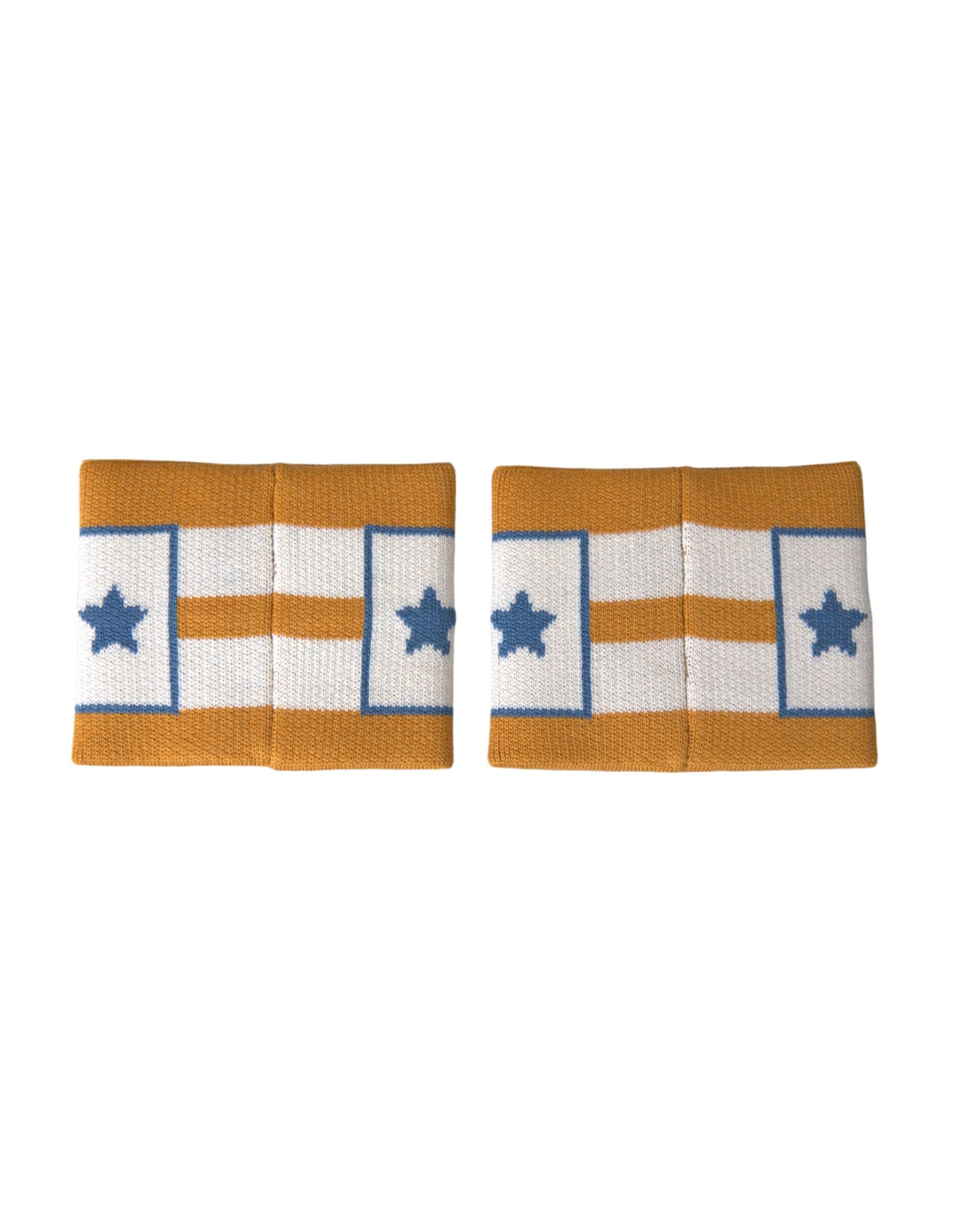 Dolce & Gabbana Multicolor Prince Royals Wool Men's Wristband