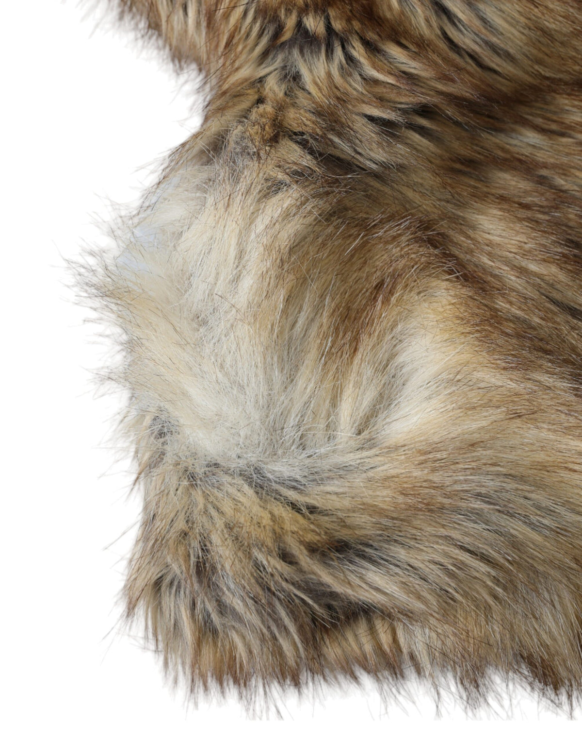 Dolce & Gabbana Brown Owl Faux Fur Whole Head Cap Women's Hat