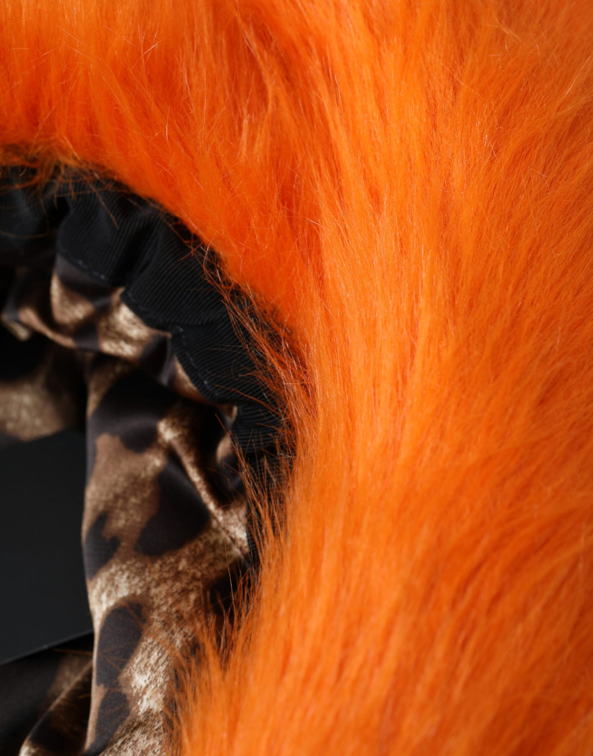 Dolce & Gabbana Orange Faux Fur Polyester Fedora Women's Hat