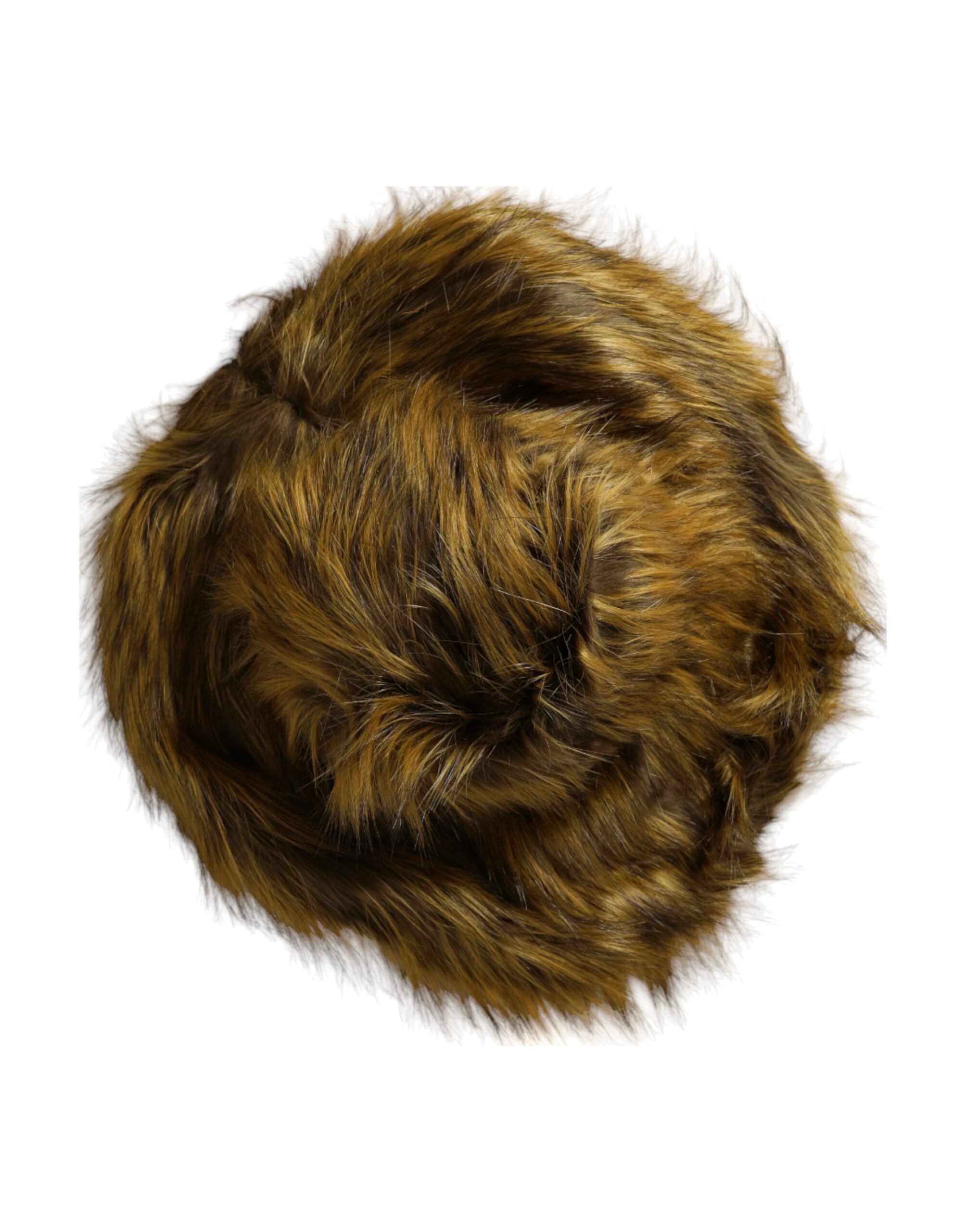Dolce & Gabbana Brown Modacrylic Faux Fur Bucket Women's Hat