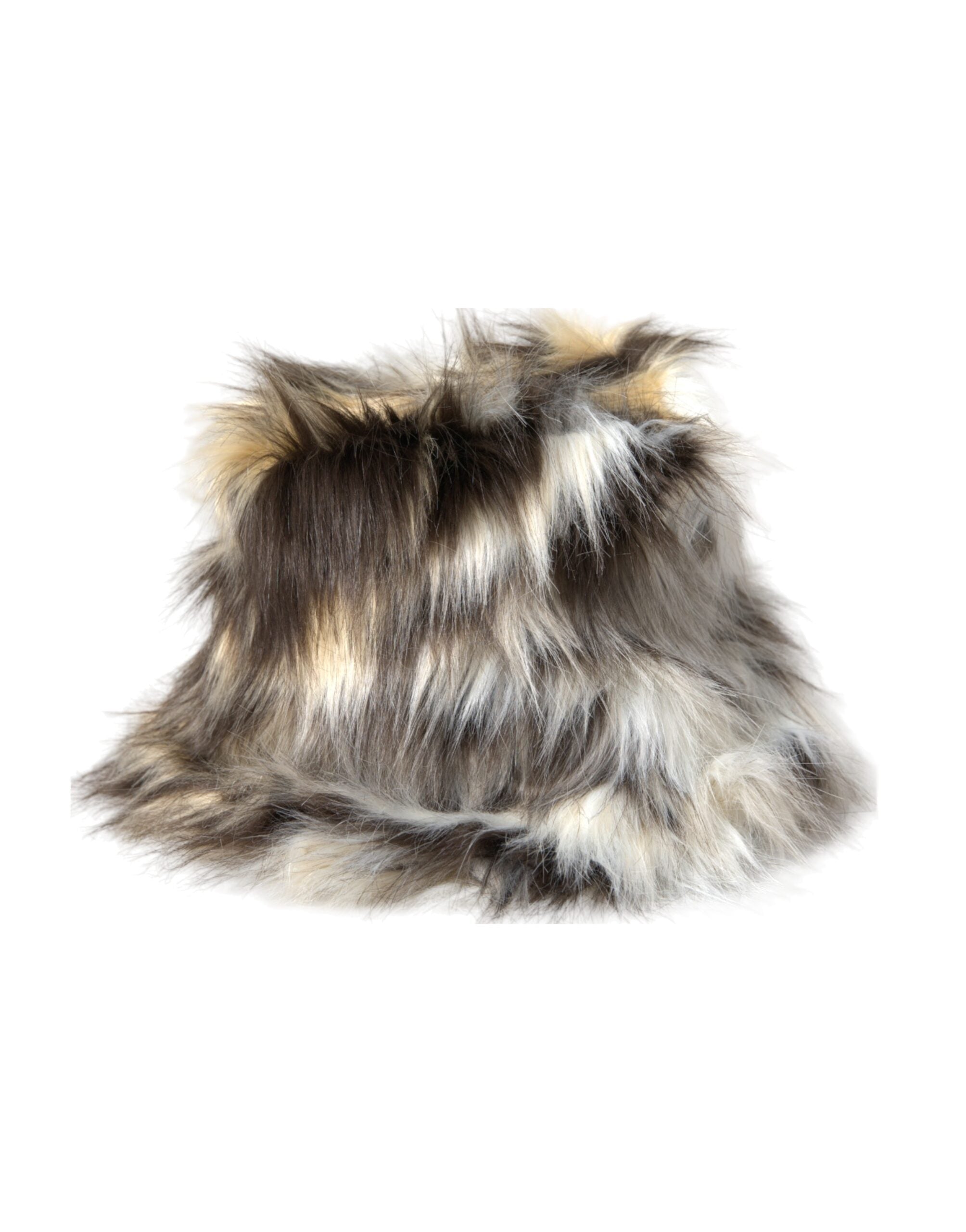 Dolce & Gabbana Multicolor Acrylic Fur Women Bucket Women's Hat