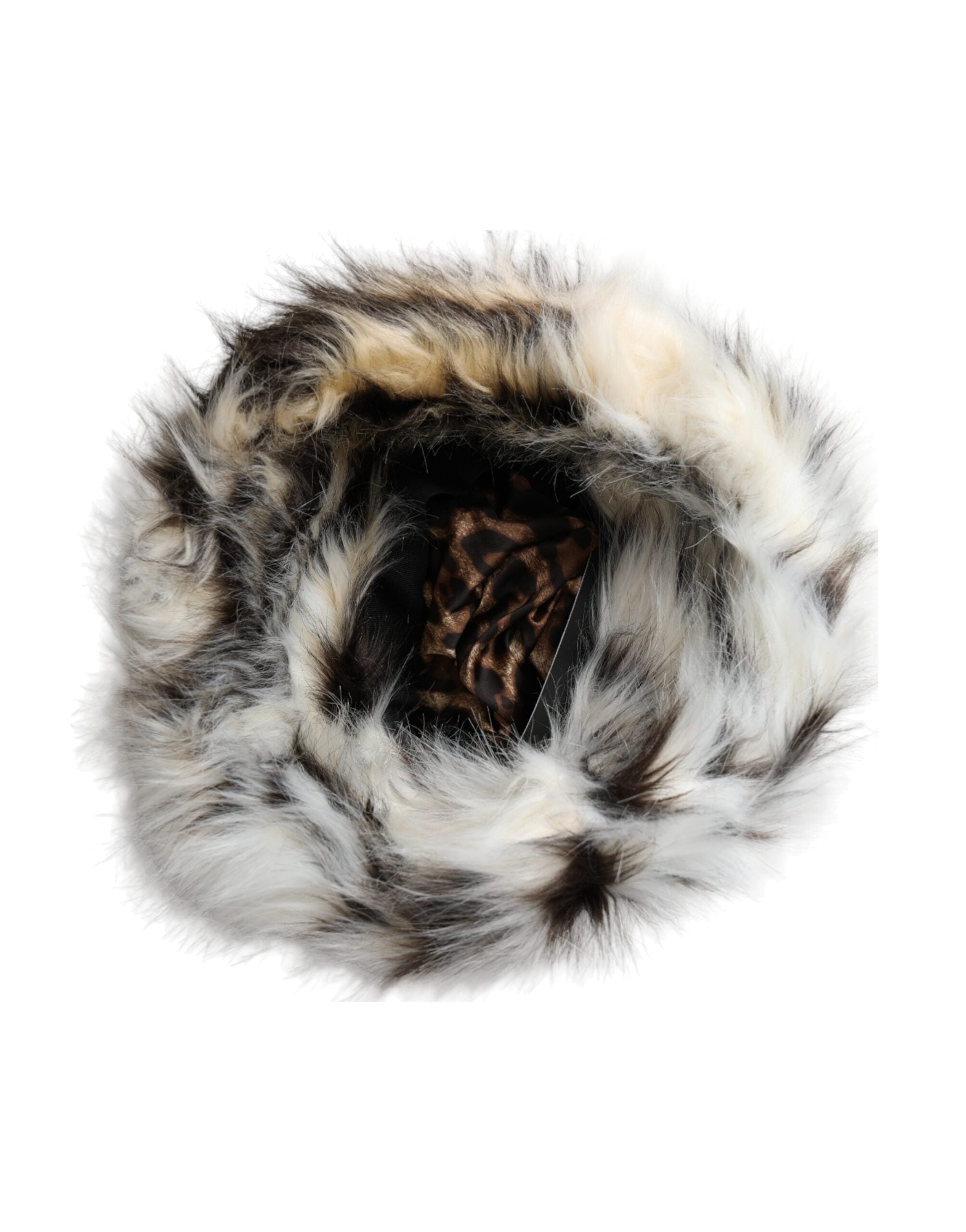 Dolce & Gabbana Multicolor Acrylic Fur Women Bucket Women's Hat