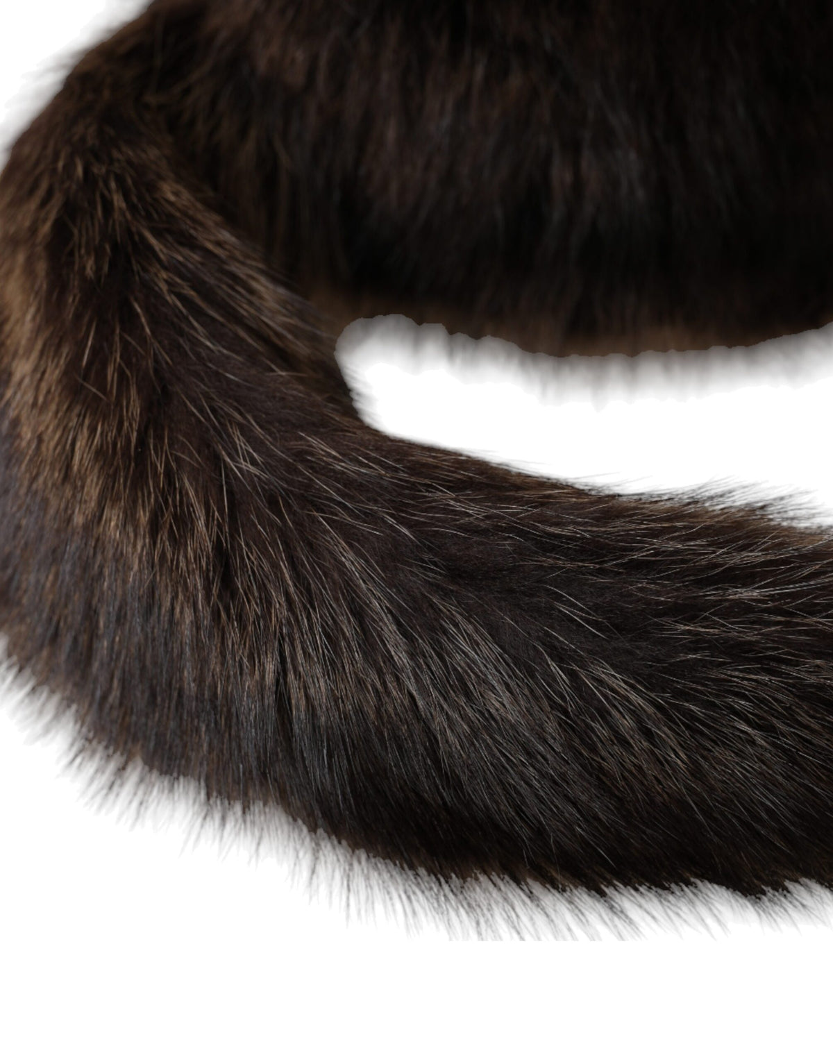 Dolce & Gabbana Women Brown Raccoon Fur Bucket Women's Hat