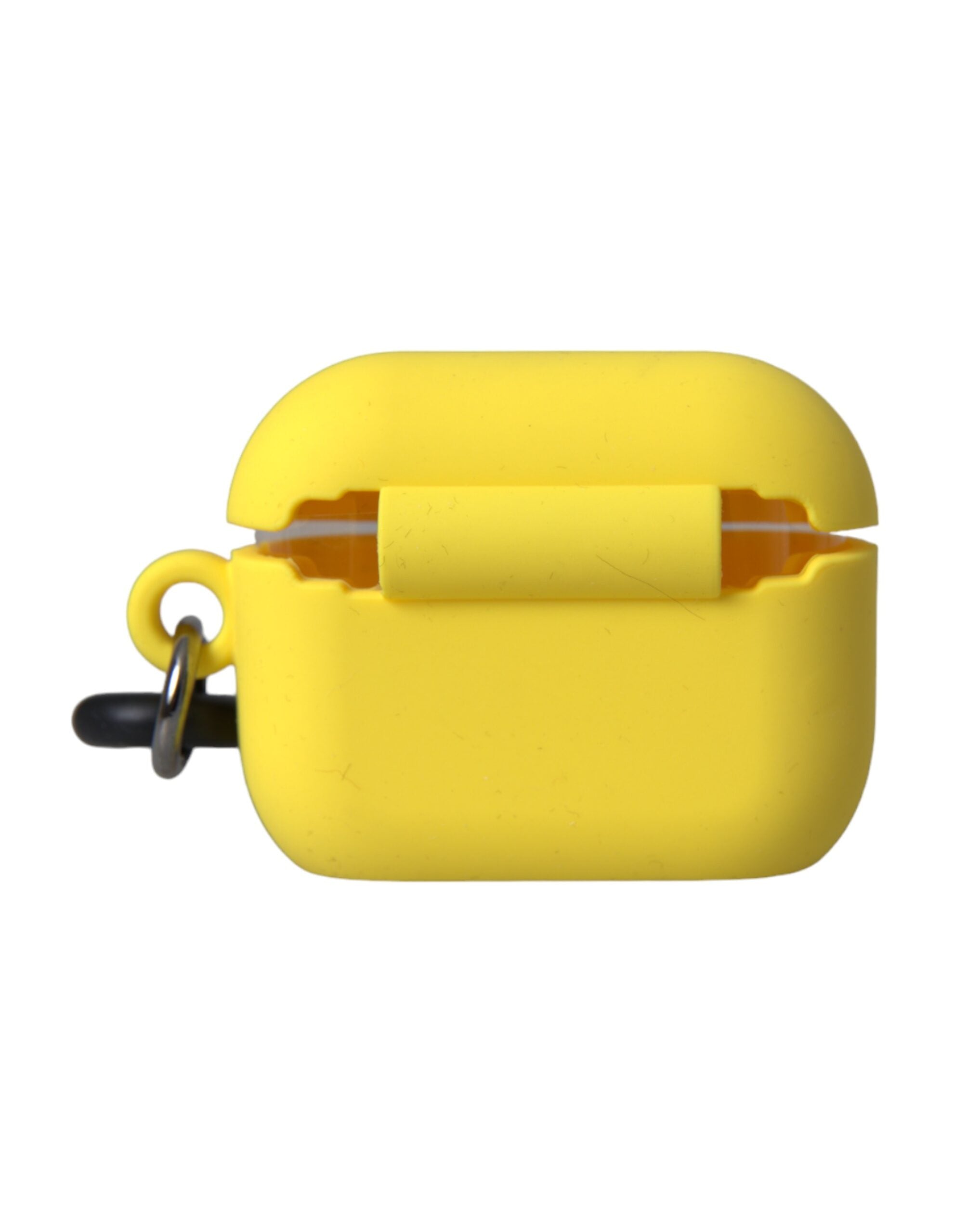 Dolce & Gabbana Yellow Silicone Logo Embossed Airpods Women's Case