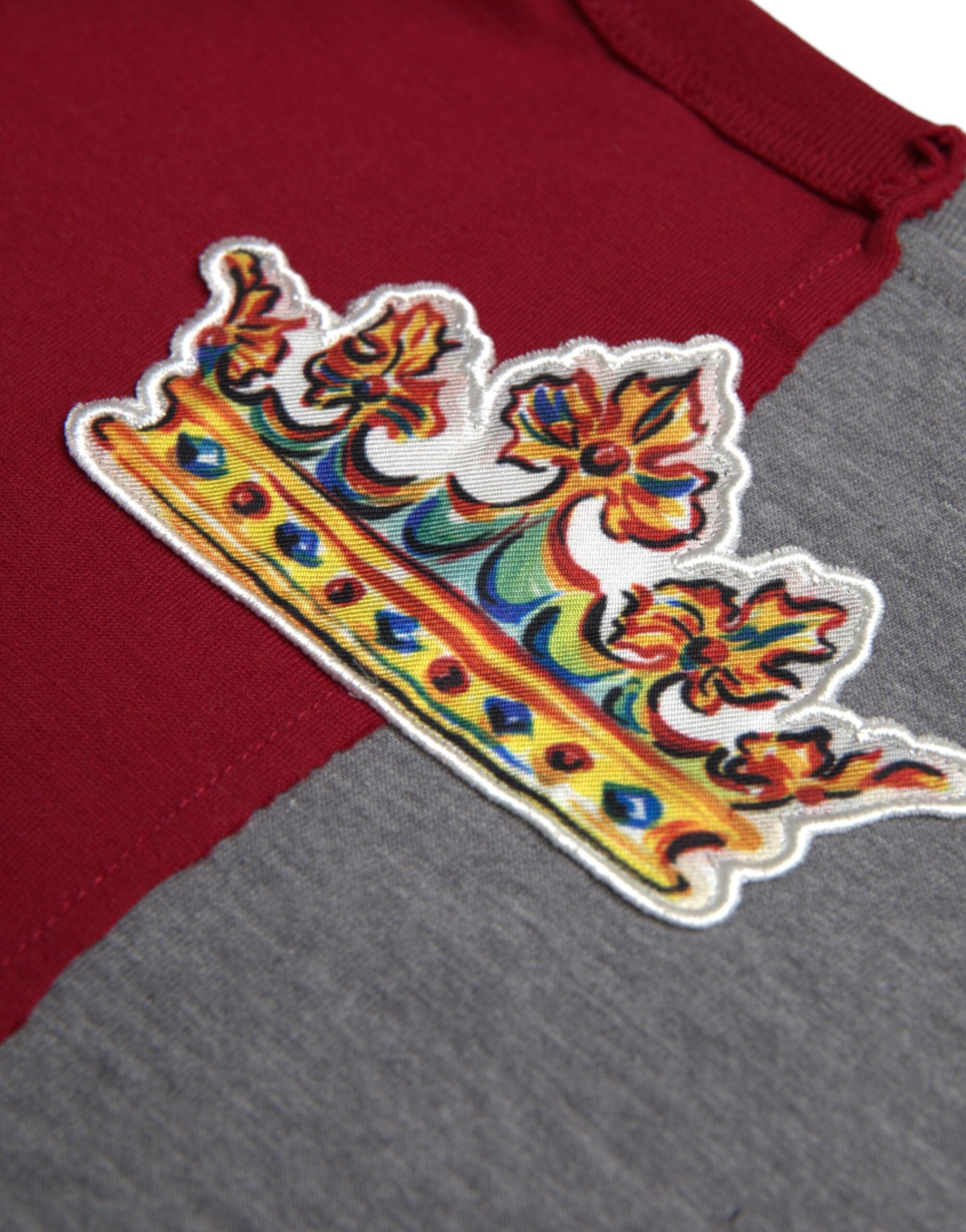 Dolce & Gabbana Multicolor Graphic Short Sleeve Men's T-shirt
