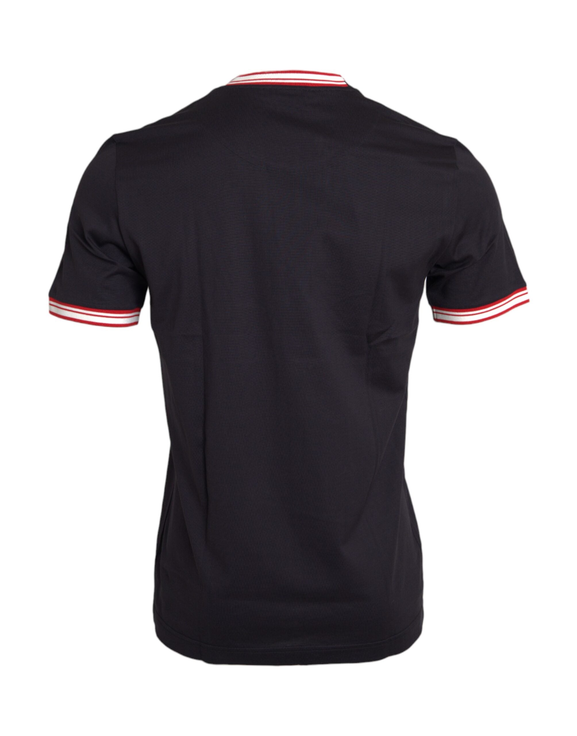 Dolce & Gabbana Black Cotton 2019 Year of the Pig Men's T-shirt