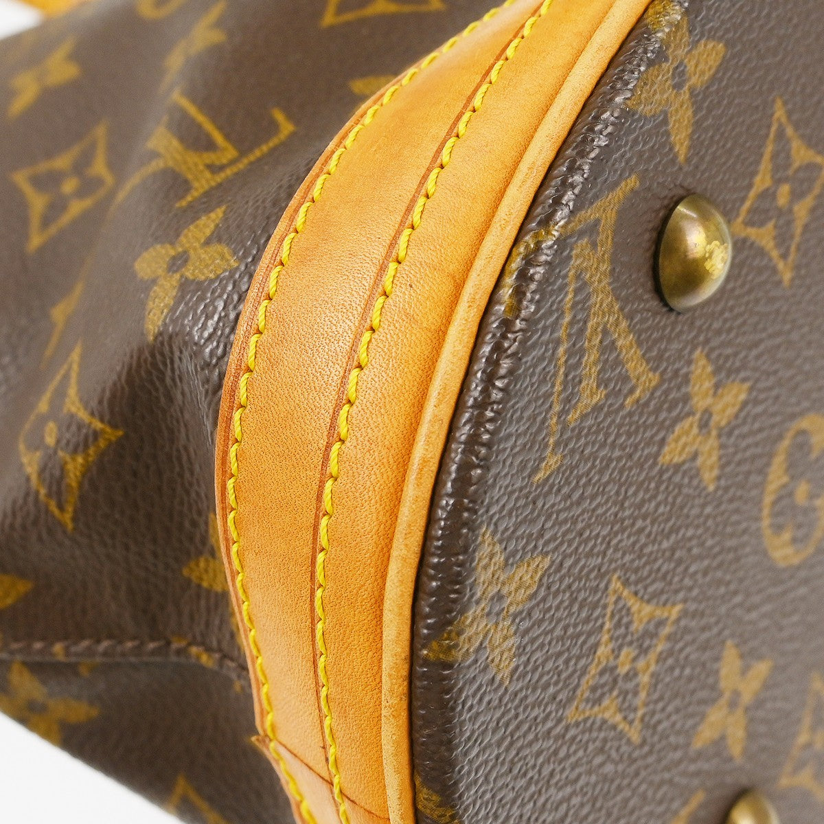 Louis Vuitton Bucket Monogram Canvas Brown Canvas Tote Bag Bag (Pre-Owned)