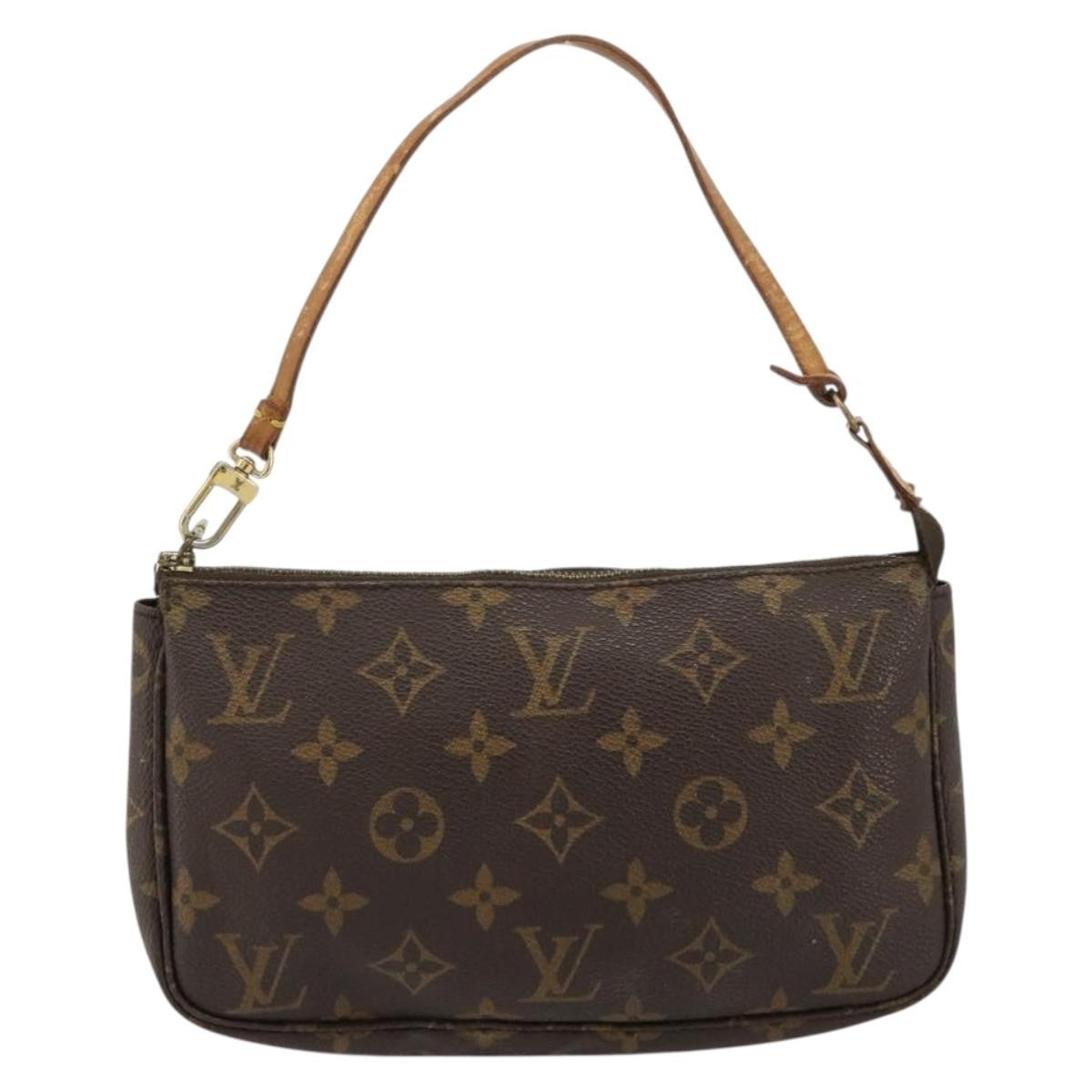 Louis Vuitton Pochette Accessoires Nm Monogram Canvas Brown Canvas Clutche & Pouche Bag (Pre-Owned)