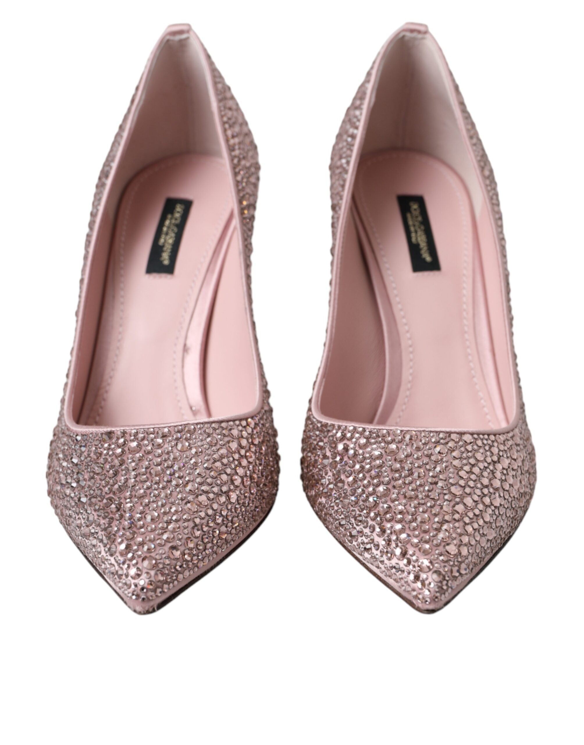 Dolce & Gabbana Pink Strass Crystal Heels Pumps Women's Shoes (Pre-Owned)