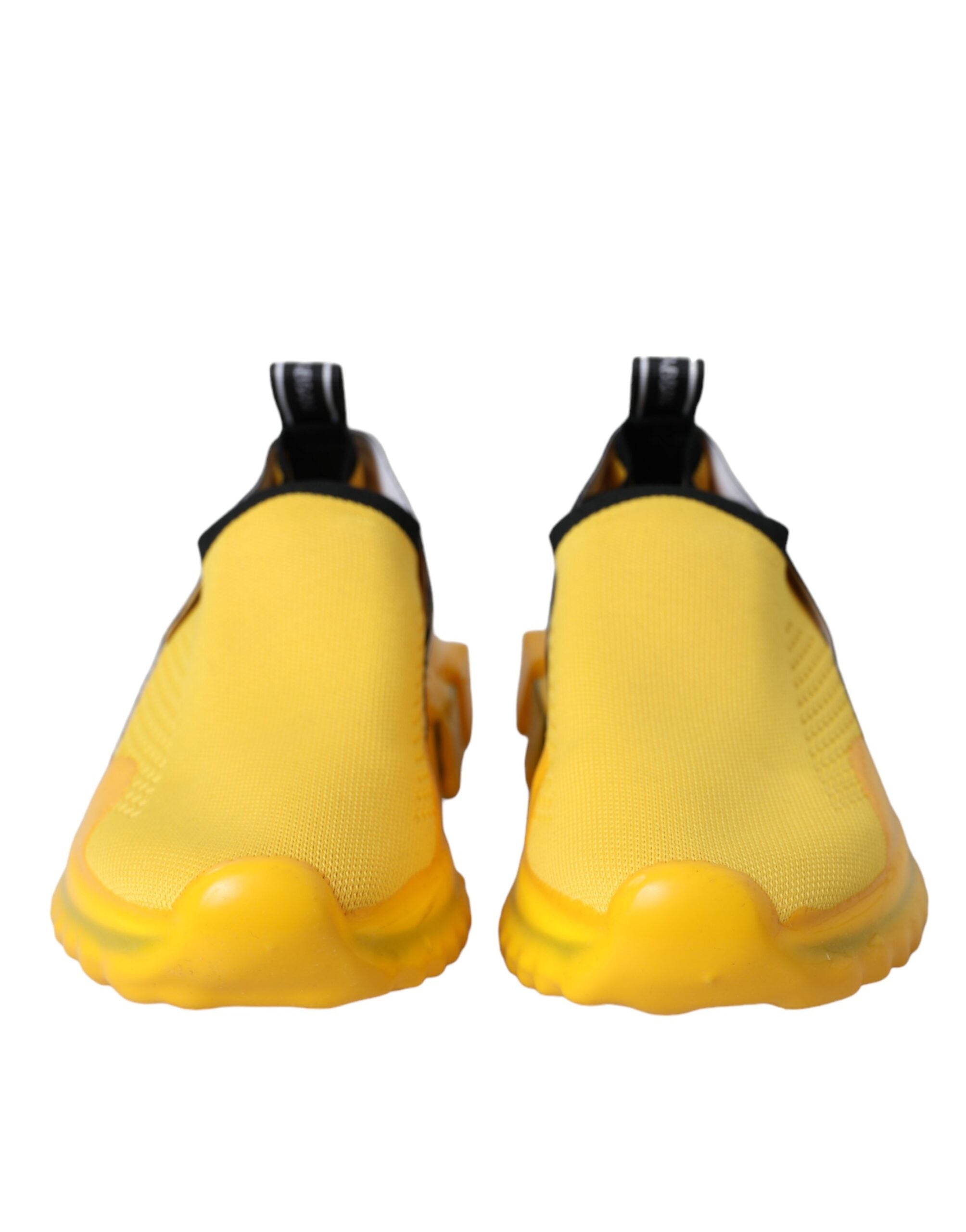 Dolce & Gabbana Yellow Sorrento Slip On Sneakers Women Women's Shoes