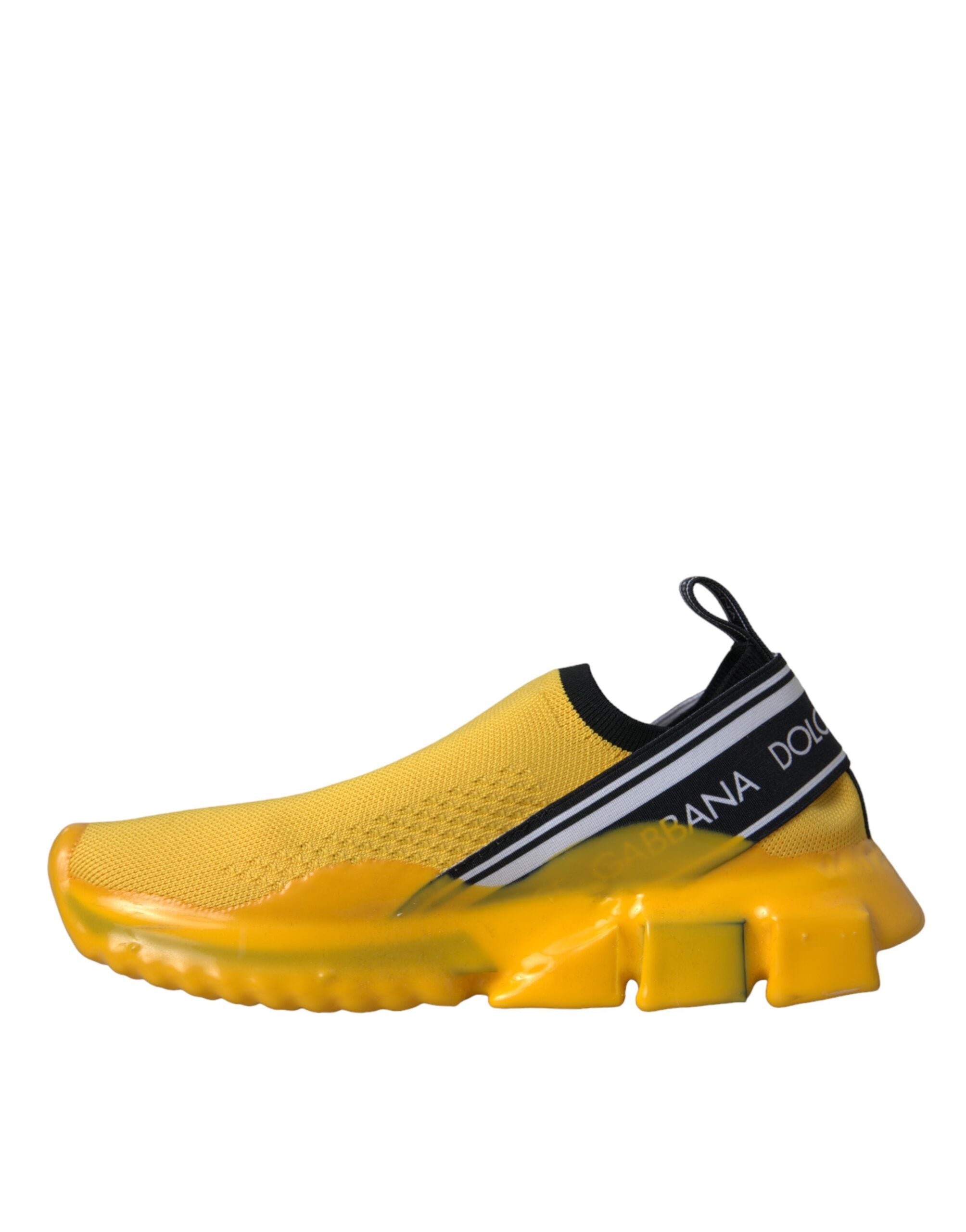 Dolce & Gabbana Yellow Sorrento Slip On Sneakers Women Women's Shoes