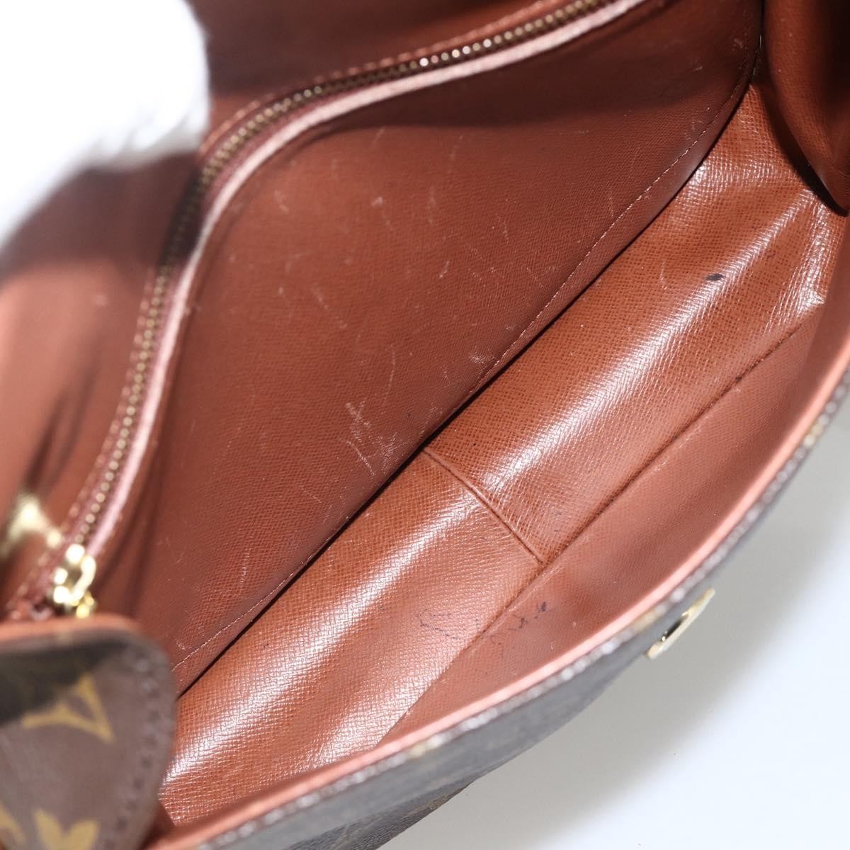 Louis Vuitton Saint Cloud Monogram Canvas Brown Canvas Handbag (Pre-Owned)