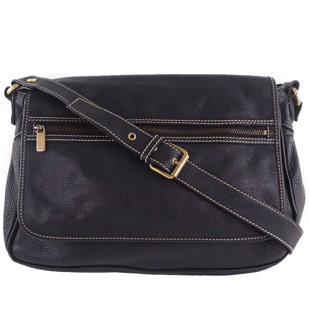 Céline Black Pony-Style Calfskin Shoulder Bag (Pre-Owned)