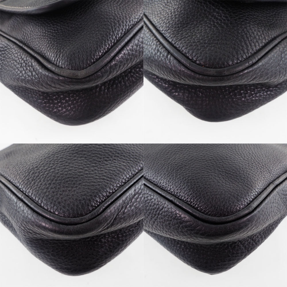 Céline Black Pony-Style Calfskin Shoulder Bag (Pre-Owned)