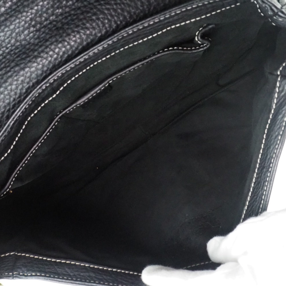 Céline Black Pony-Style Calfskin Shoulder Bag (Pre-Owned)