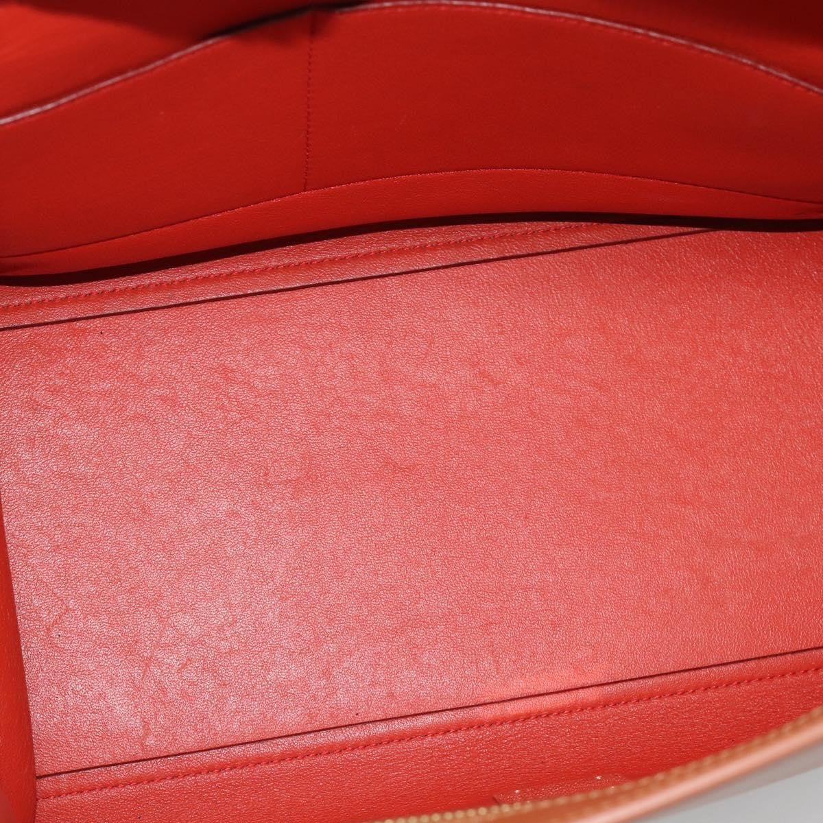 Celine Trapeze Leather With Suede Brown Leather Handbag (Pre-Owned)