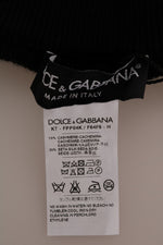 Dolce & Gabbana Elegant Black Cashmere Silk Stretch Women's Pants