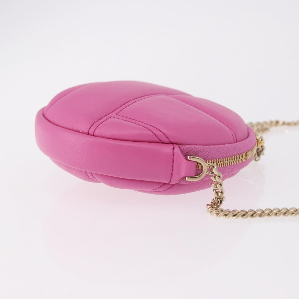Bvlgari Shoulder Leather Pink Leather Shoulder Bag Bag (Pre-Owned)