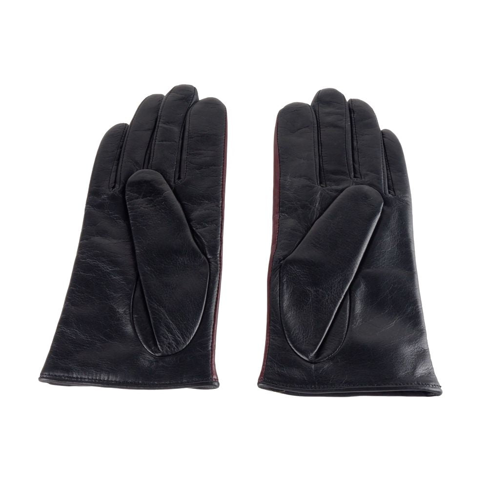 Cavalli Class Black Lambskin Women Women's Glove