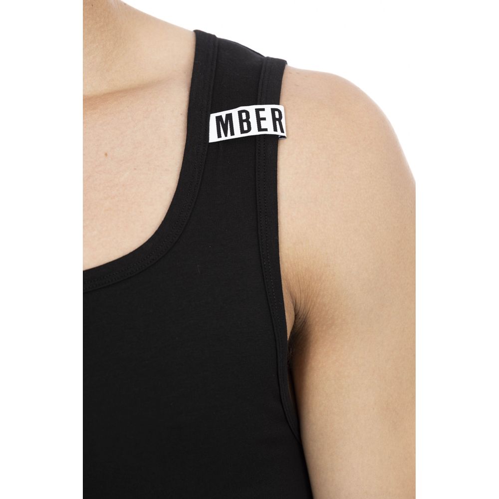 Bikkembergs Black Cotton Men's Tank Men's Top