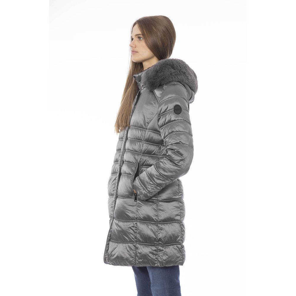 Baldinini Trend Gray Polyester Women Women's Jacket