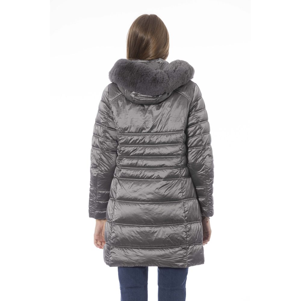 Baldinini Trend Gray Polyester Women Women's Jacket