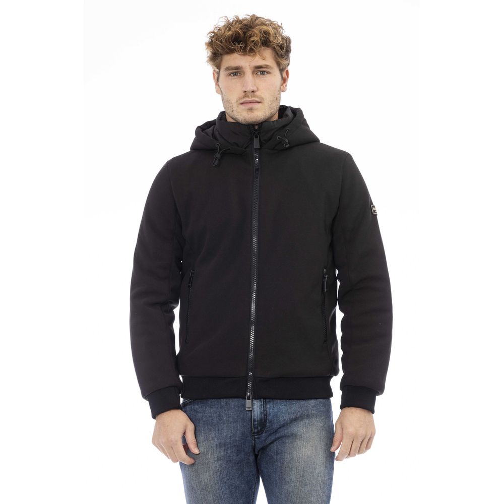 Baldinini Trend Black Polyester Men Men's Jacket