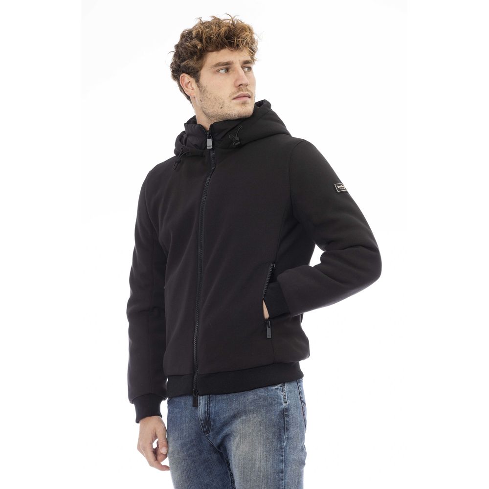 Baldinini Trend Black Polyester Men Men's Jacket
