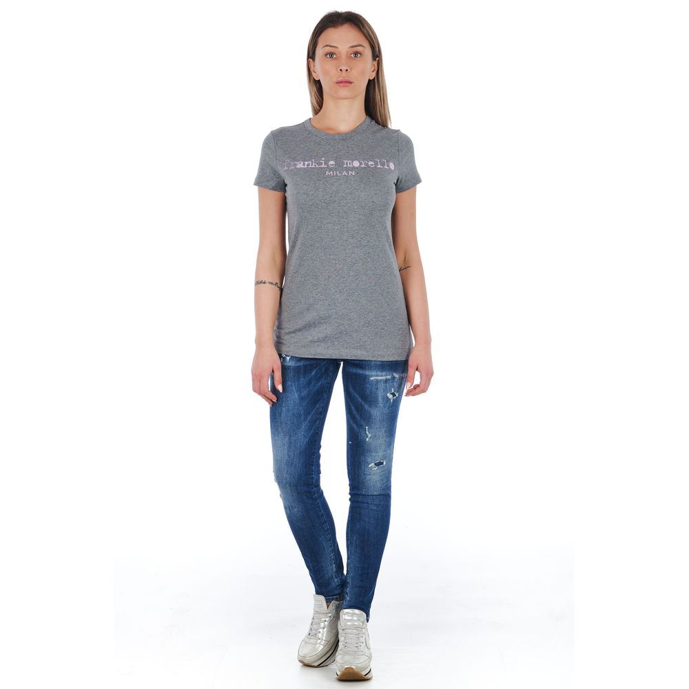 Frankie Morello Blue Cotton Women Women's Jeans