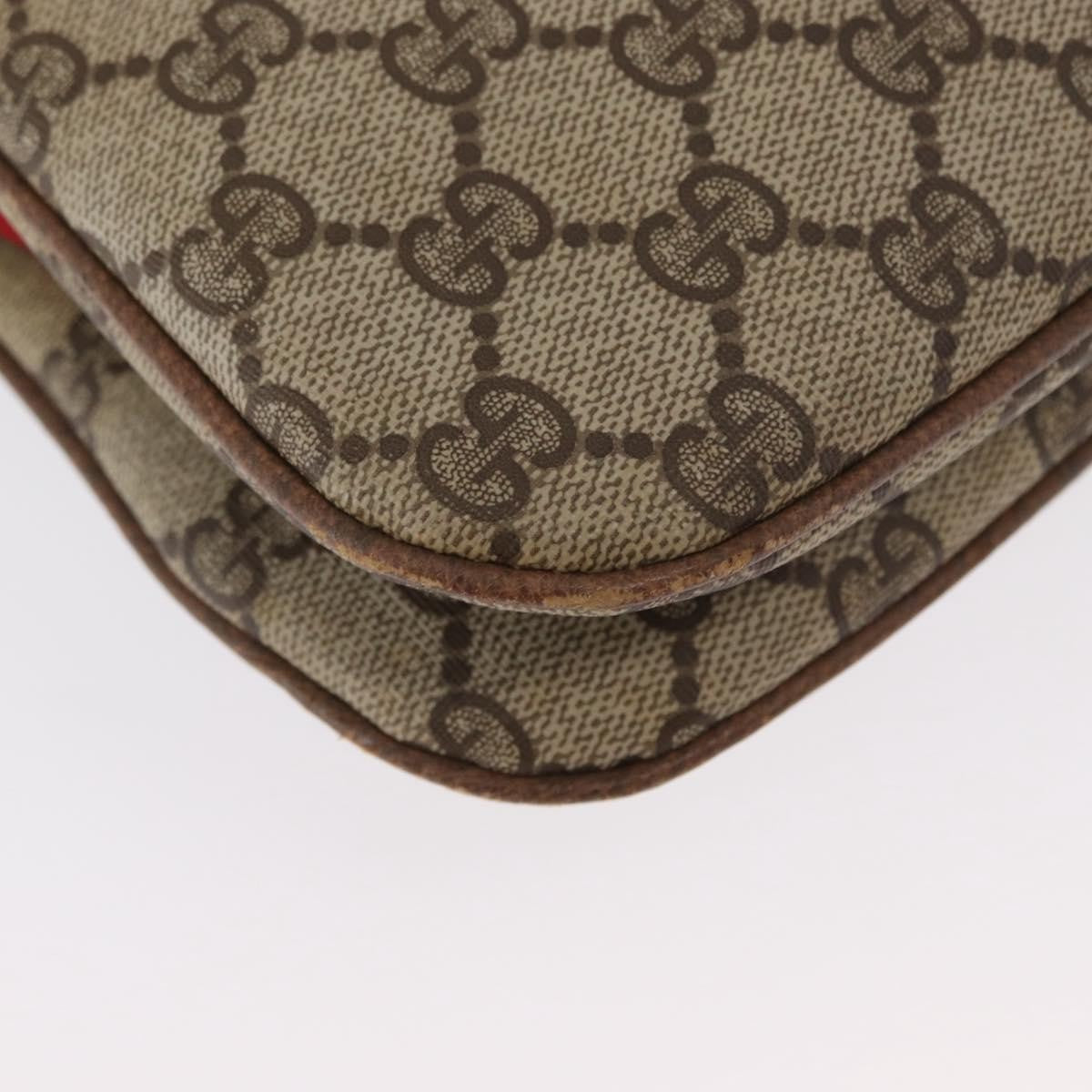 Gucci Vintage Gg Coated Canvas Beige Pvc Shoulder Bag Bag (Pre-Owned)