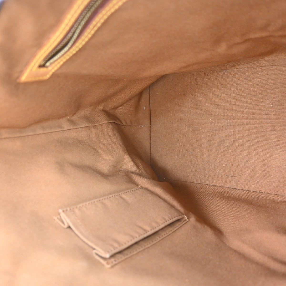 Louis Vuitton Cabas Mezzo Monogram Canvas Brown Canvas Shoulder Bag Bag (Pre-Owned)