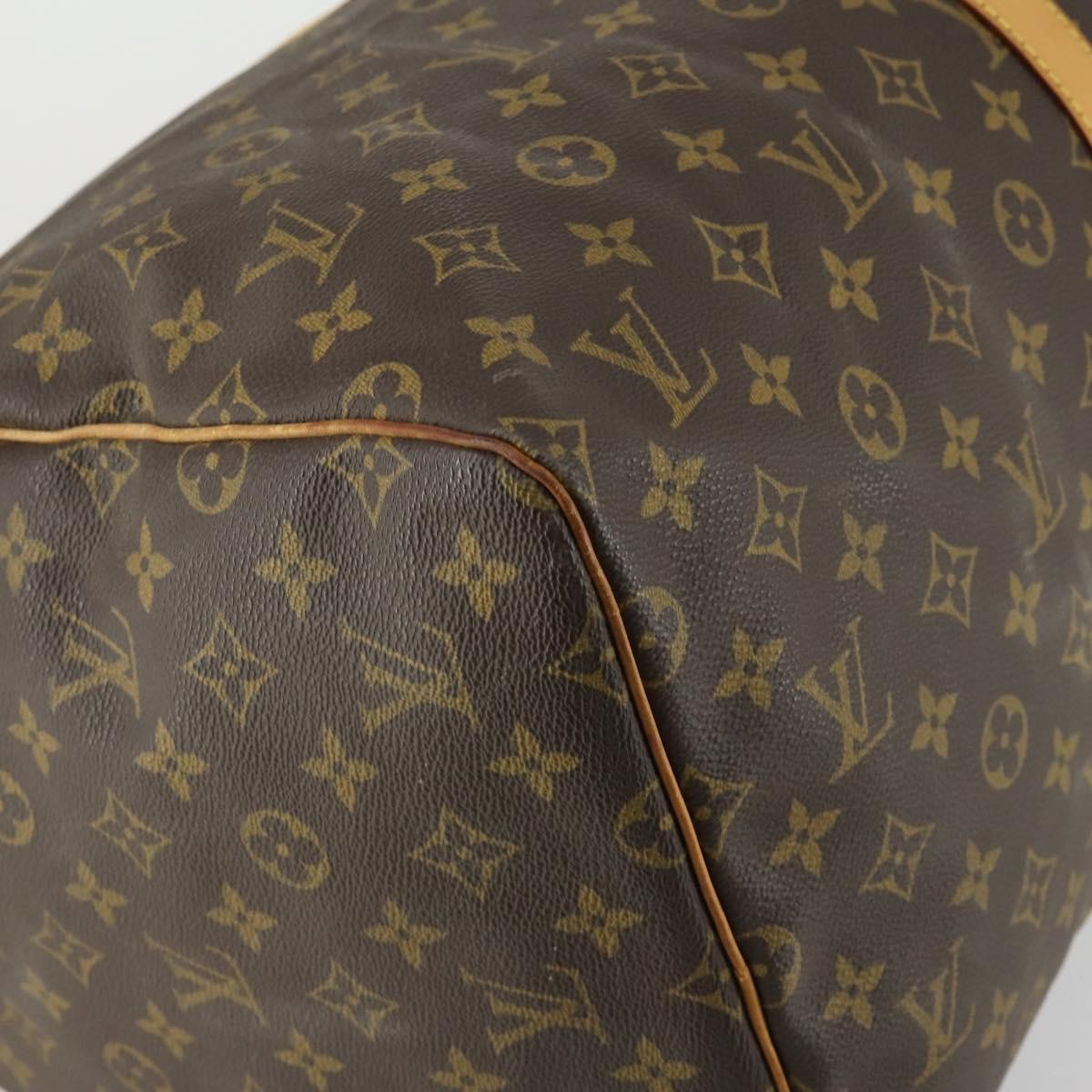 Louis Vuitton Keepall Monogram Canvas Brown Canvas Travel Bag Bag (Pre-Owned)