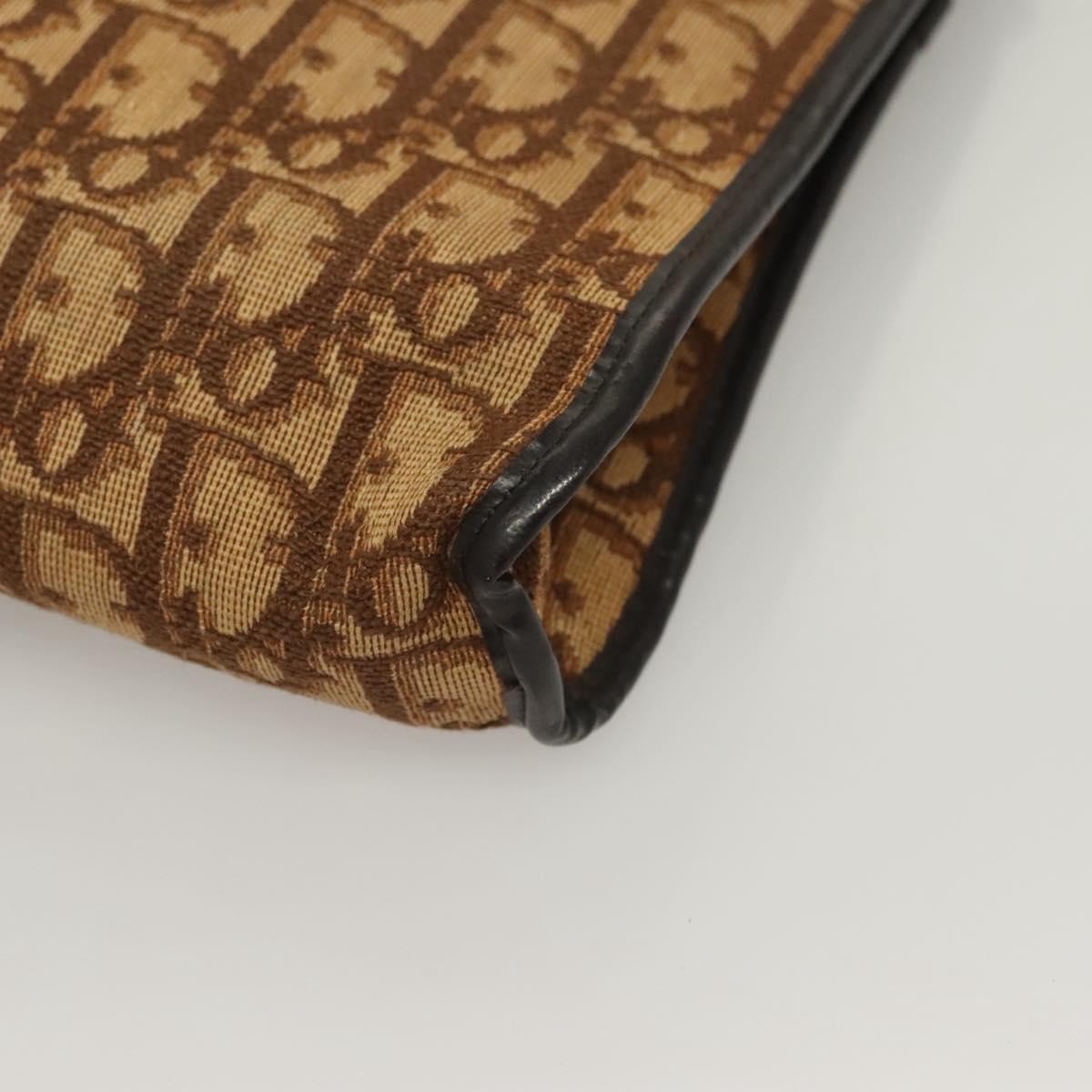 Christian Dior Vintage Trotter Canvas Brown Canvas Bag (Pre-Owned)
