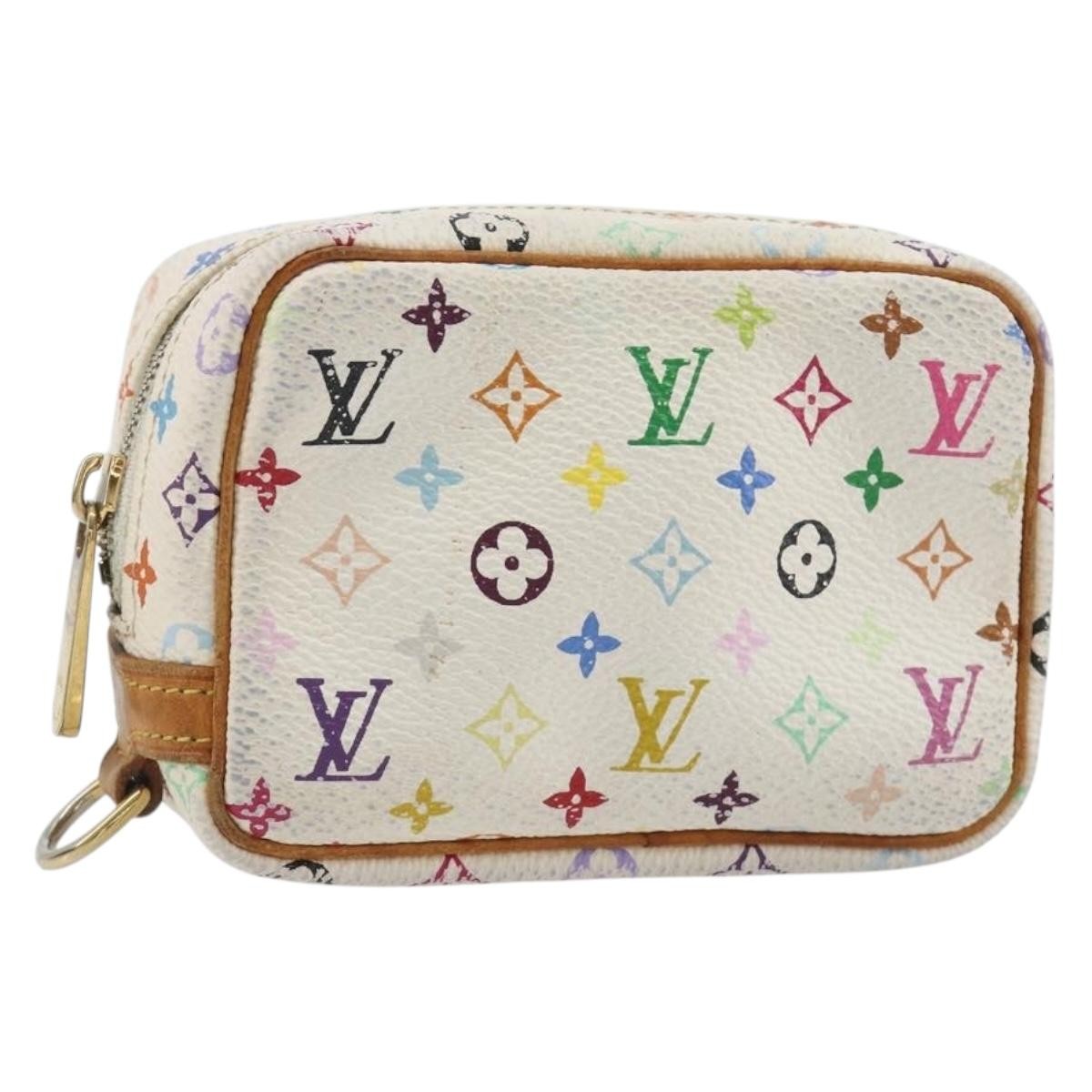 Louis Vuitton Wapity Trousse Monogram Multicolor White Canvas Clutche & Pouche Bag (Pre-Owned)