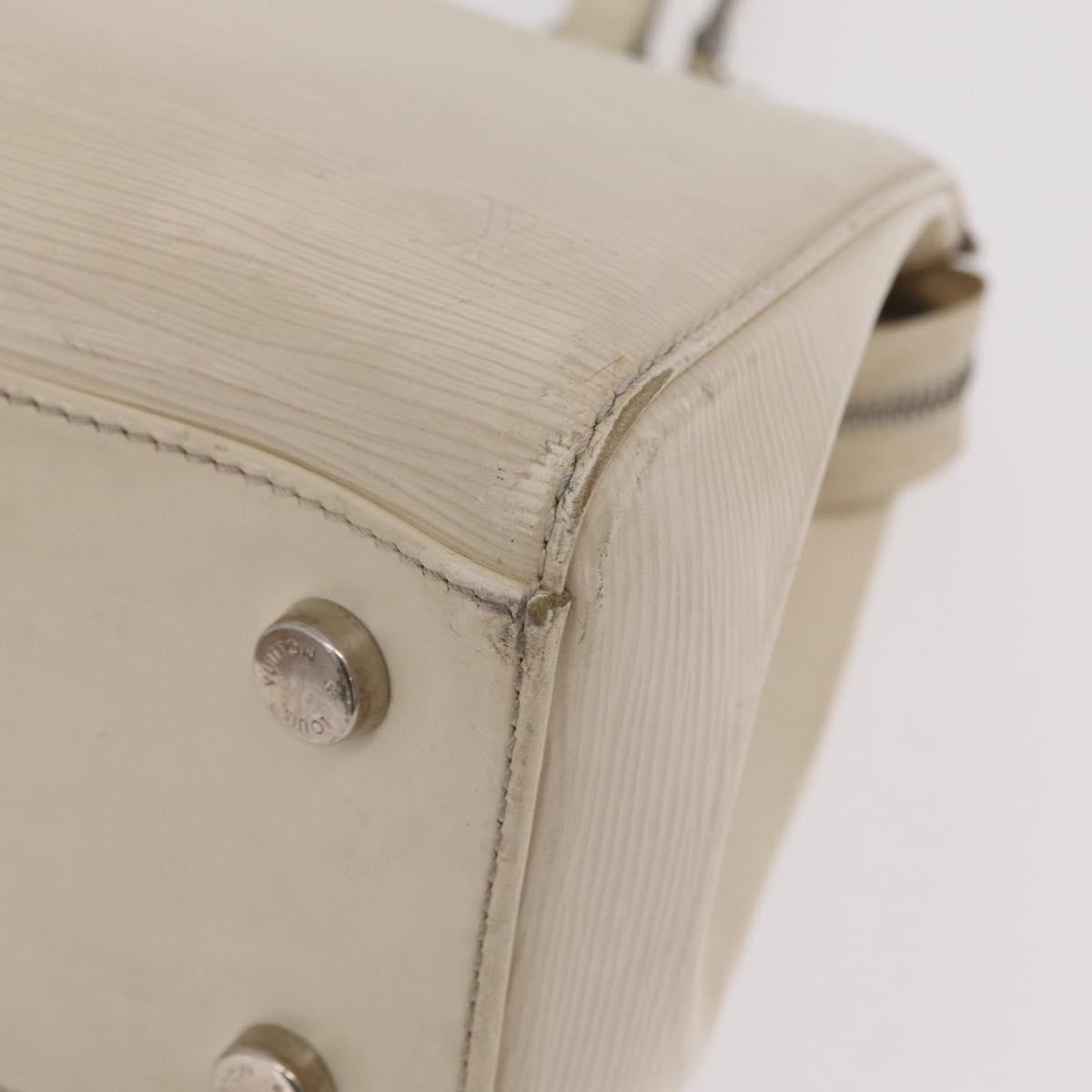 Louis Vuitton Brea Epi Leather White Leather Handbag (Pre-Owned)