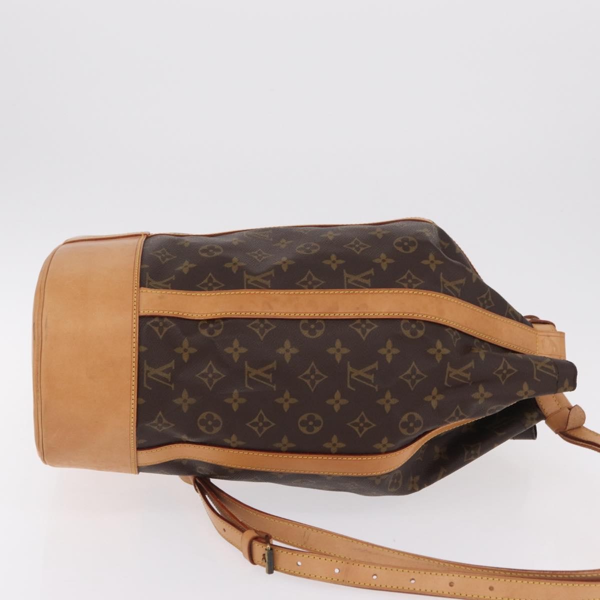 Louis Vuitton Randonnee Monogram Canvas Brown Canvas Backpack Bag (Pre-Owned)