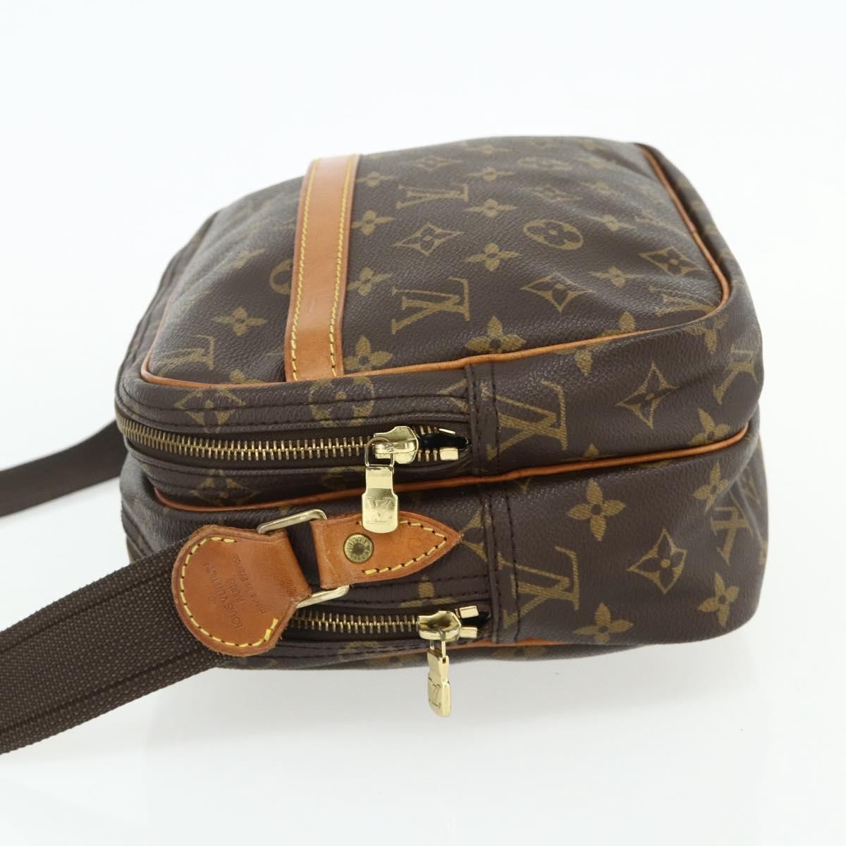 Louis Vuitton Reporter Monogram Canvas Brown Canvas Handbag (Pre-Owned)
