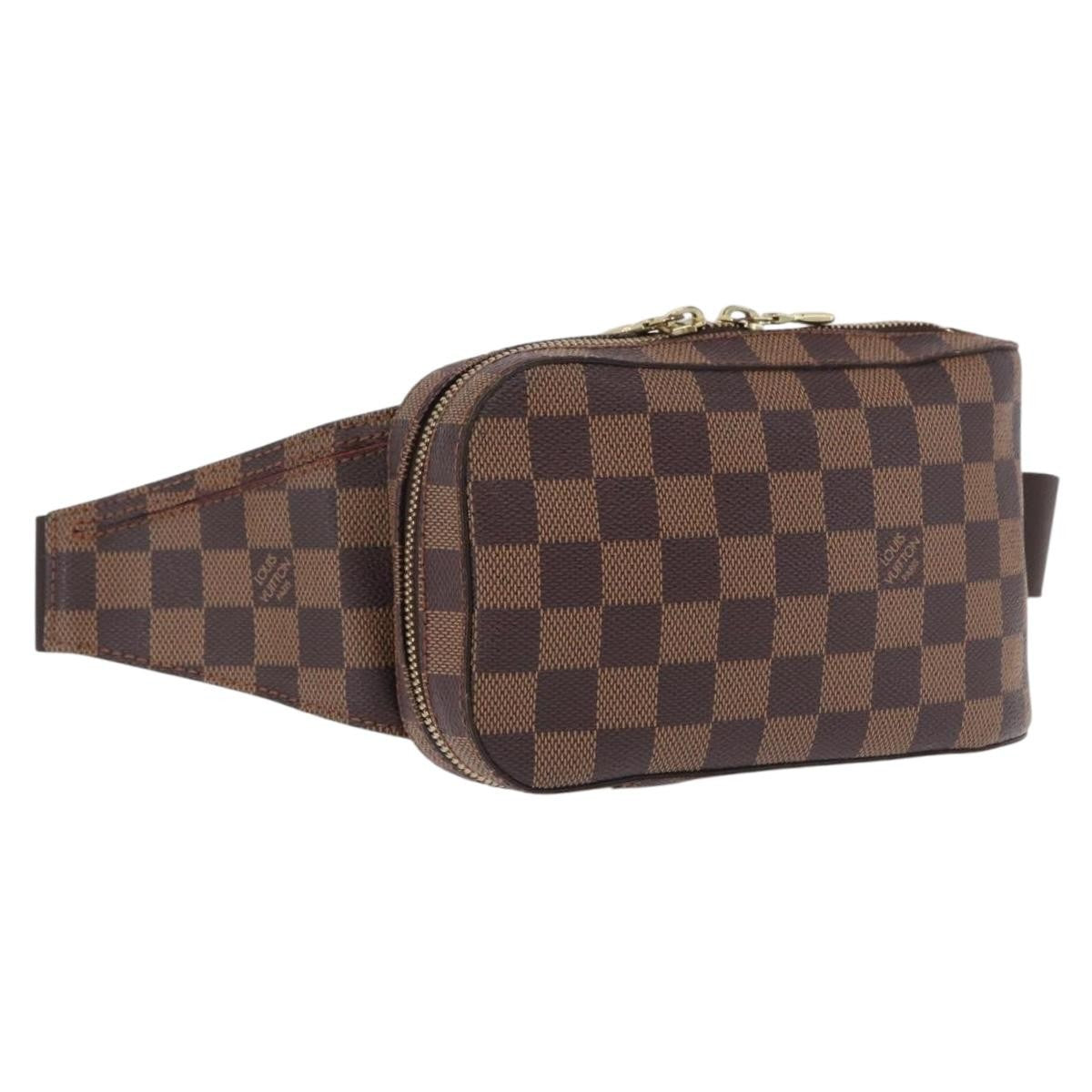 Louis Vuitton Geronimos Damier Brown Canvas Clutche & Pouche Bag (Pre-Owned)