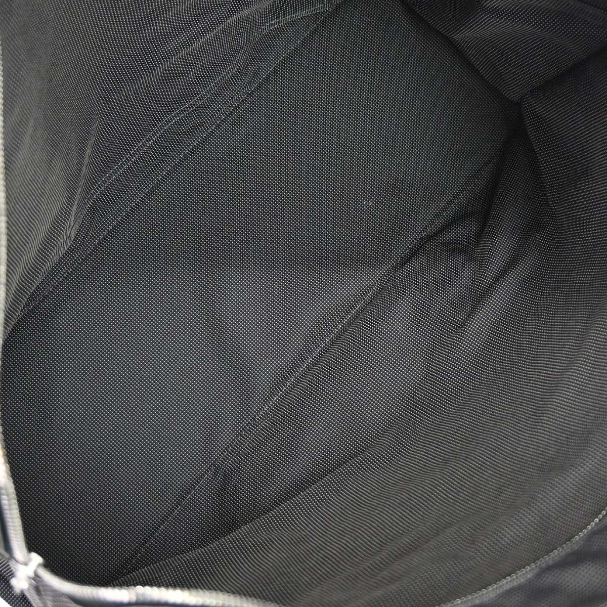 Hermes Fourre Tout Toile Gray Polyamide Tote Bag Bag (Pre-Owned)