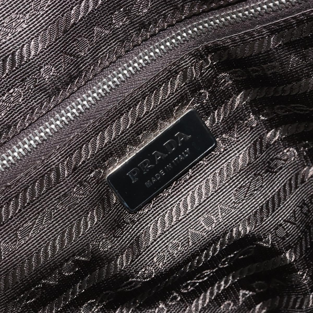 Prada Vintage Canvas Beige Canvas Handbag (Pre-Owned)