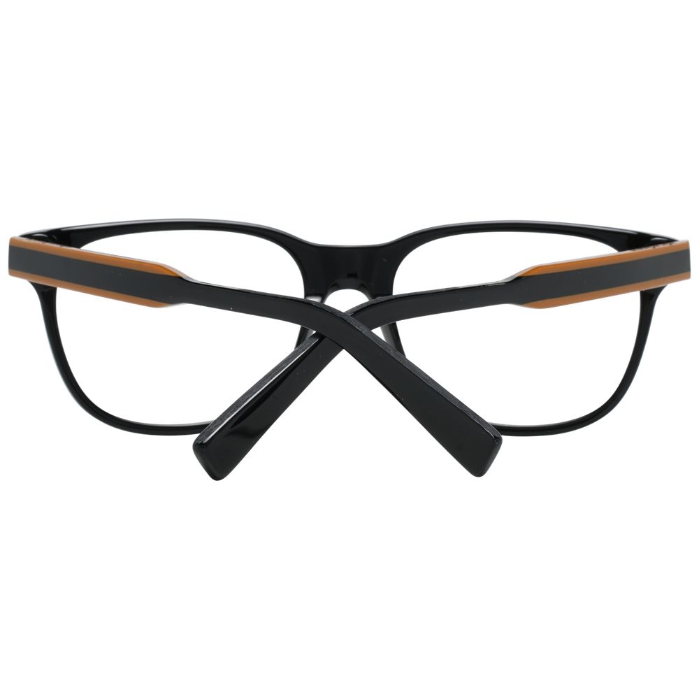 Ermenegildo Zegna Black Plastic Glasses Men's (Frames)