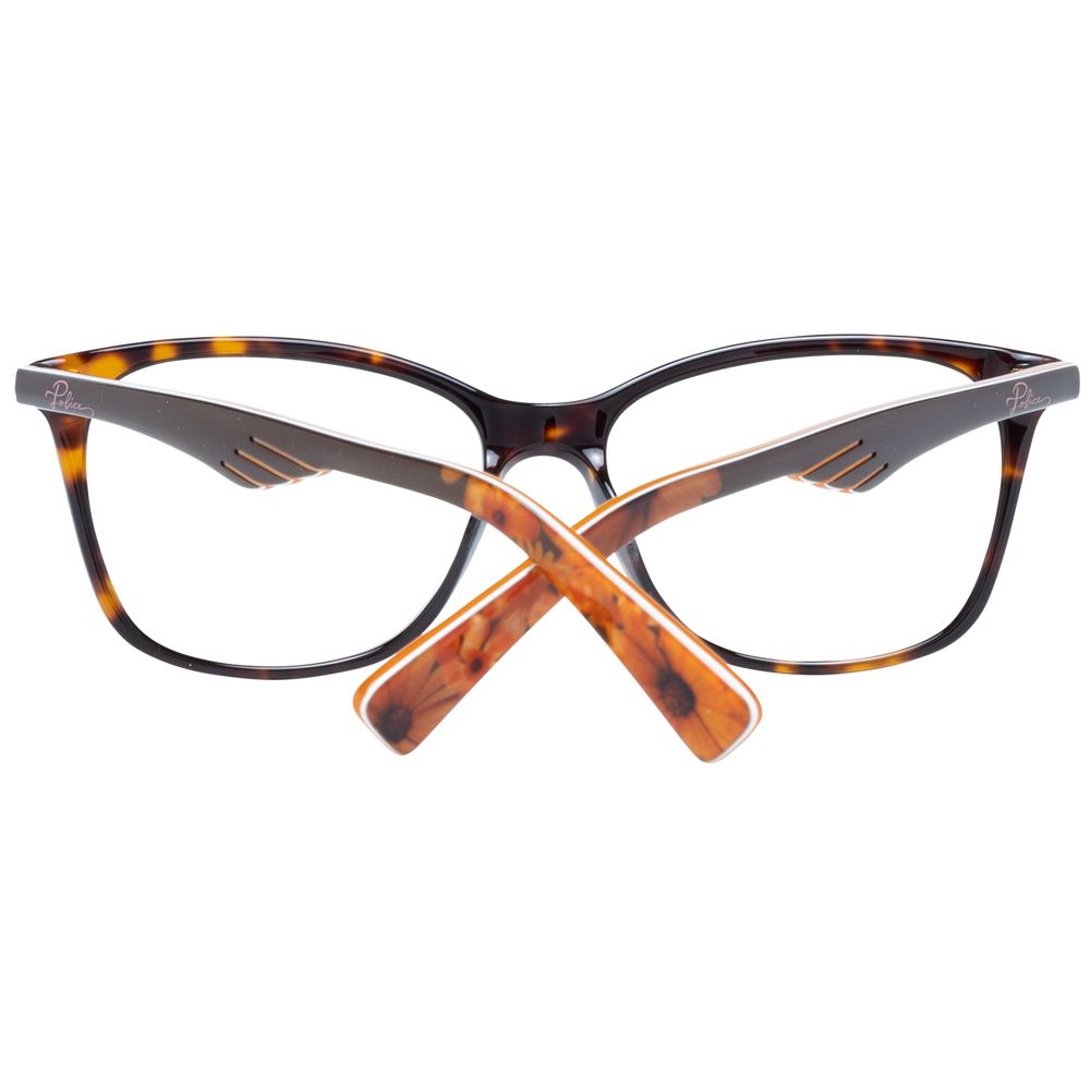 Police Brown Plastic Glasses Women's (Frames)